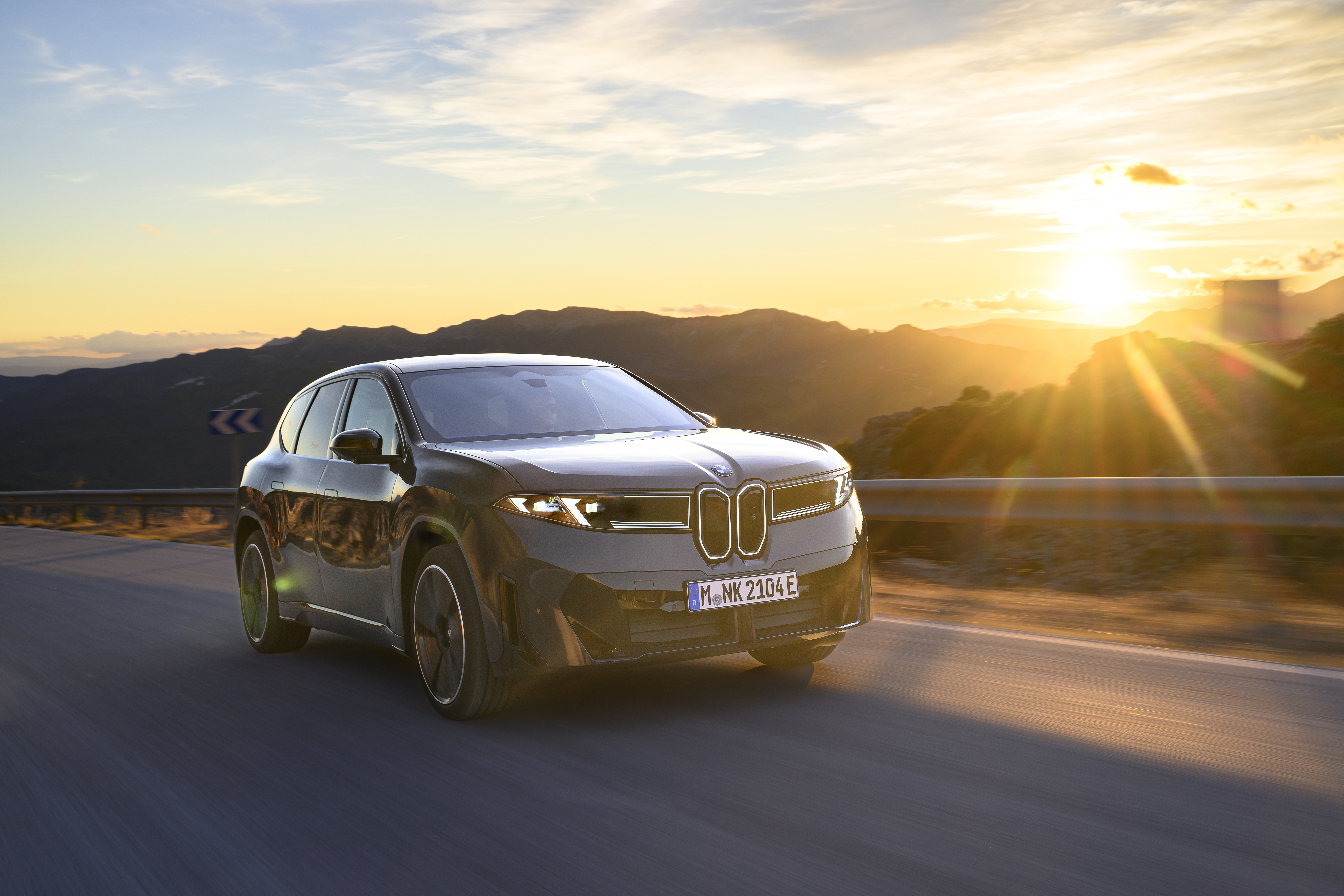 2027 BMW iX3 driving