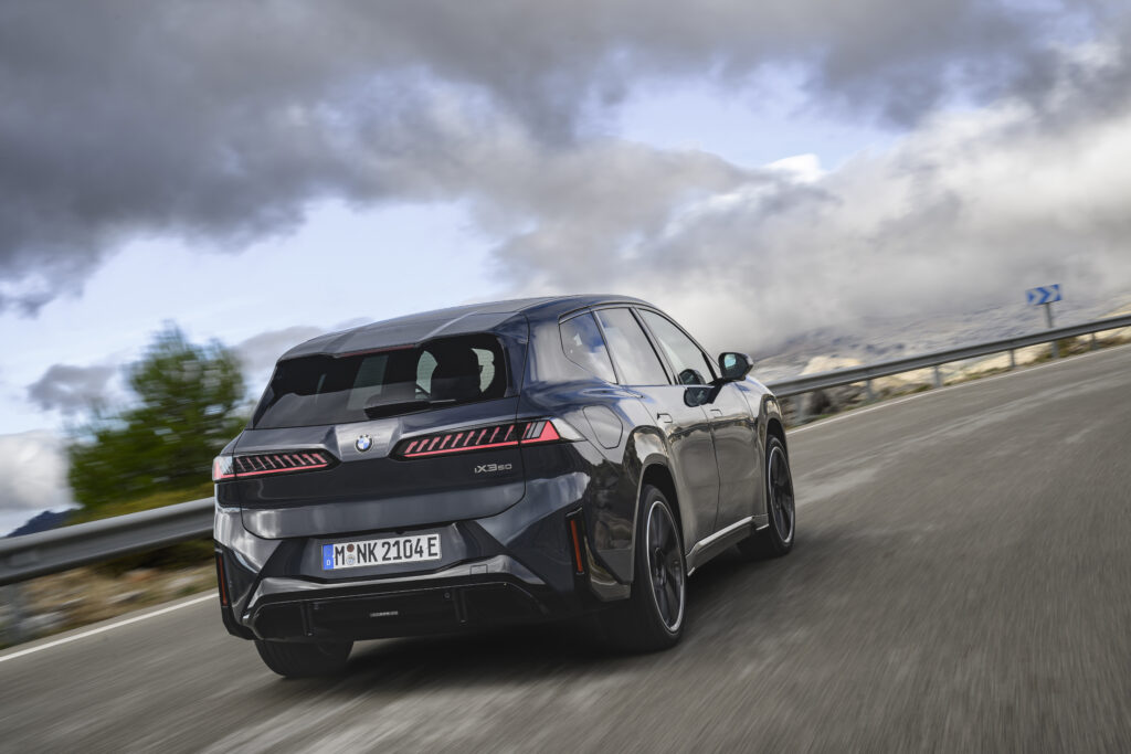 2027 BMW iX3 driving